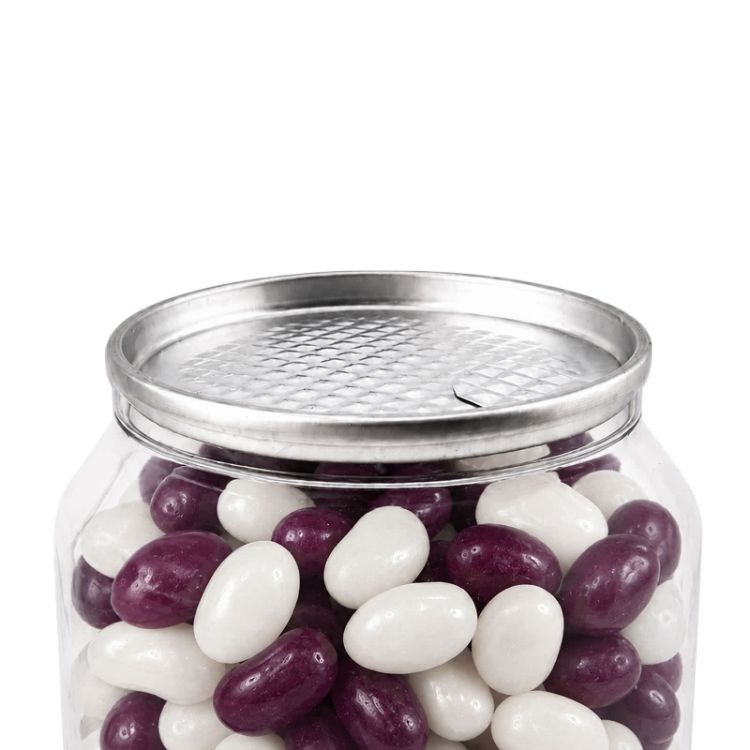 Picture of Corporate Colour Jelly Beans in Clear Can 210g