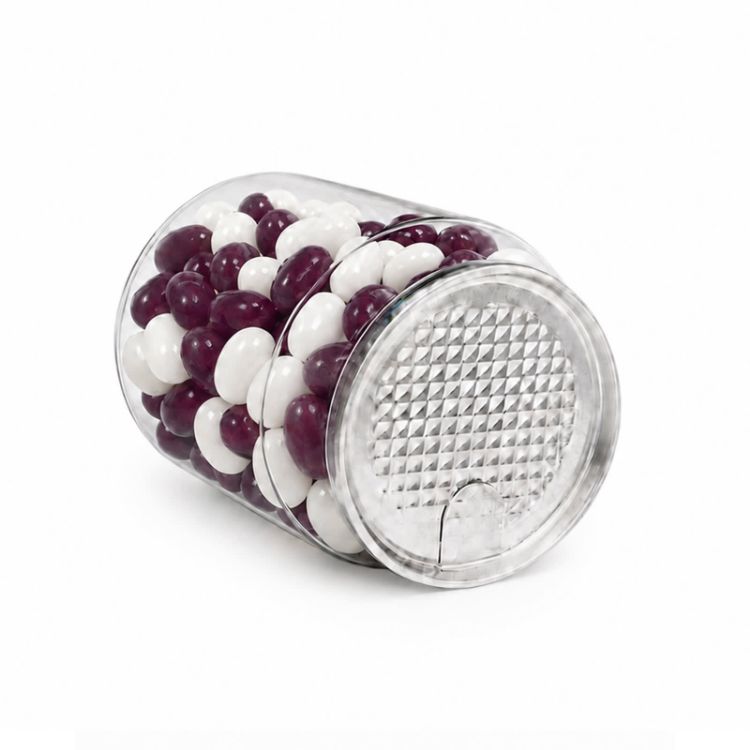 Picture of Corporate Colour Jelly Beans in Clear Can 210g