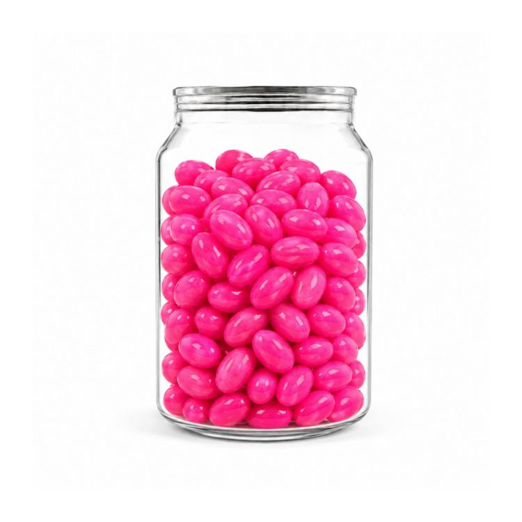 Picture of Corporate Colour Jelly Beans in Clear Can 210g