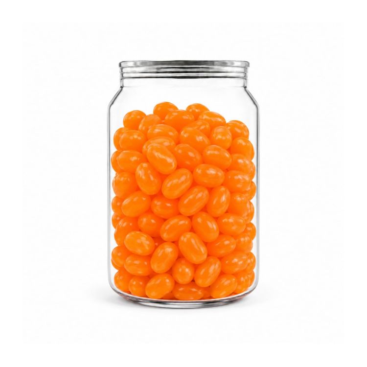 Picture of Corporate Colour Jelly Beans in Clear Can 210g