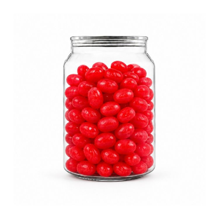 Picture of Corporate Colour Jelly Beans in Clear Can 210g