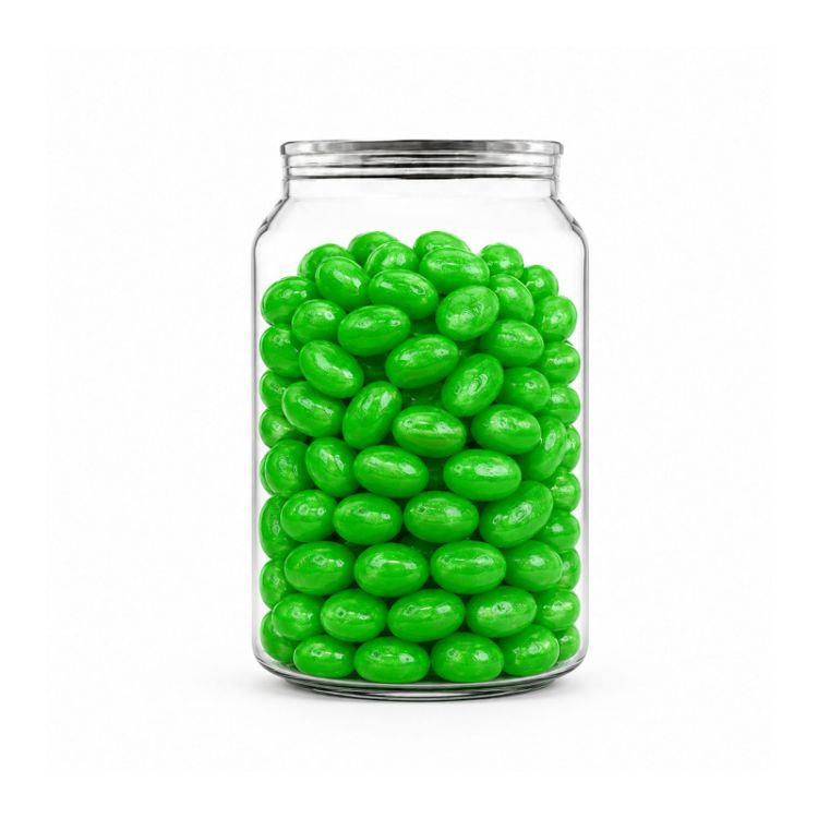 Picture of Corporate Colour Jelly Beans in Clear Can 210g