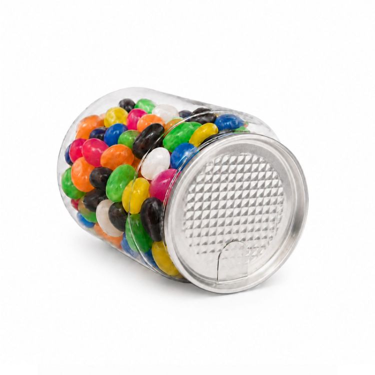 Picture of Assorted Jelly Beans in Clear Can 210g
