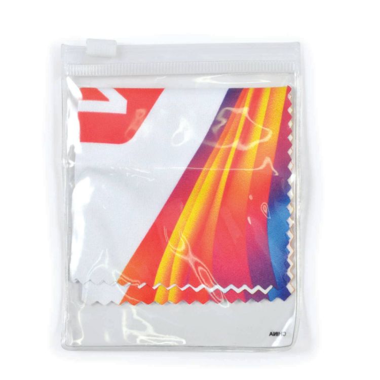 Picture of Zig Zag RPET Microfibre Lens Cloth