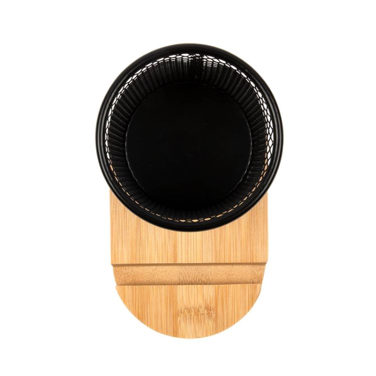 Picture of Bamboo Pen Tidy Phone Stand