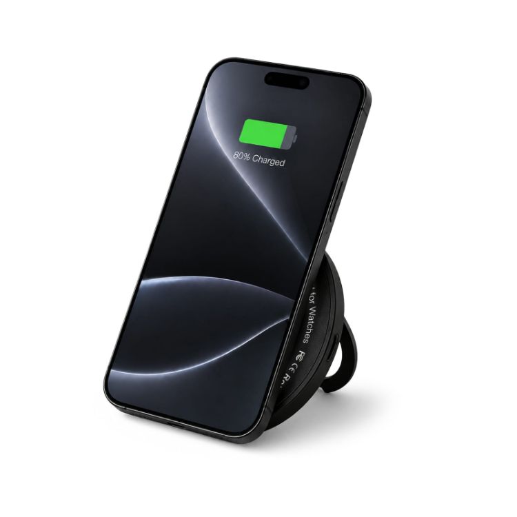 Picture of Puck Magnetic Phone and Watch Charger with Stand