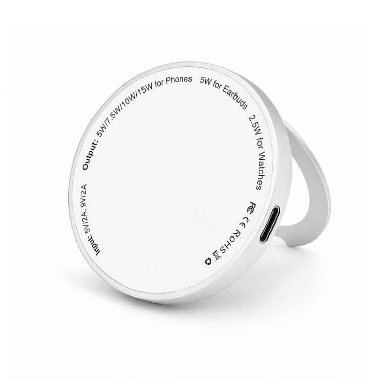 Picture of Puck Magnetic Phone and Watch Charger with Stand