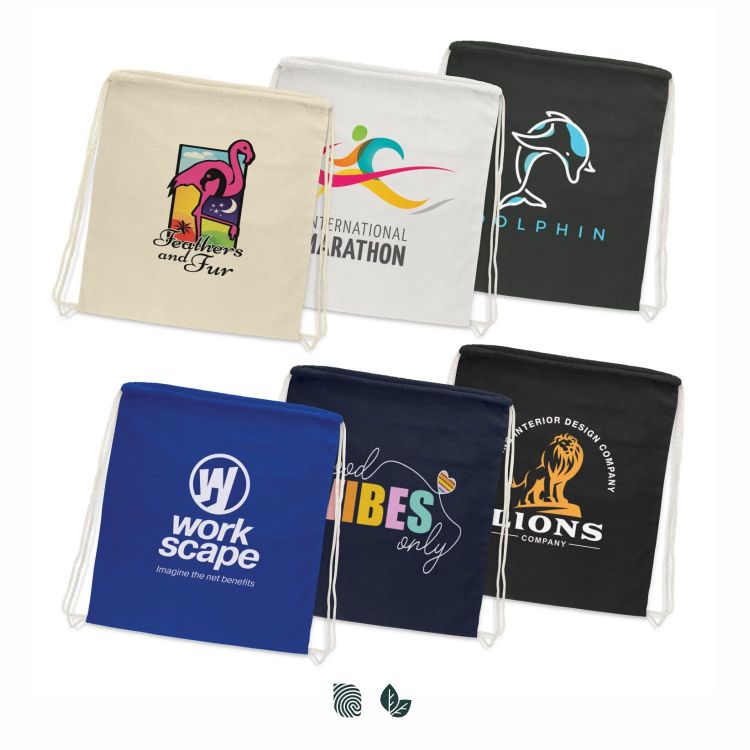 Picture of Cotton Drawstring Backpack