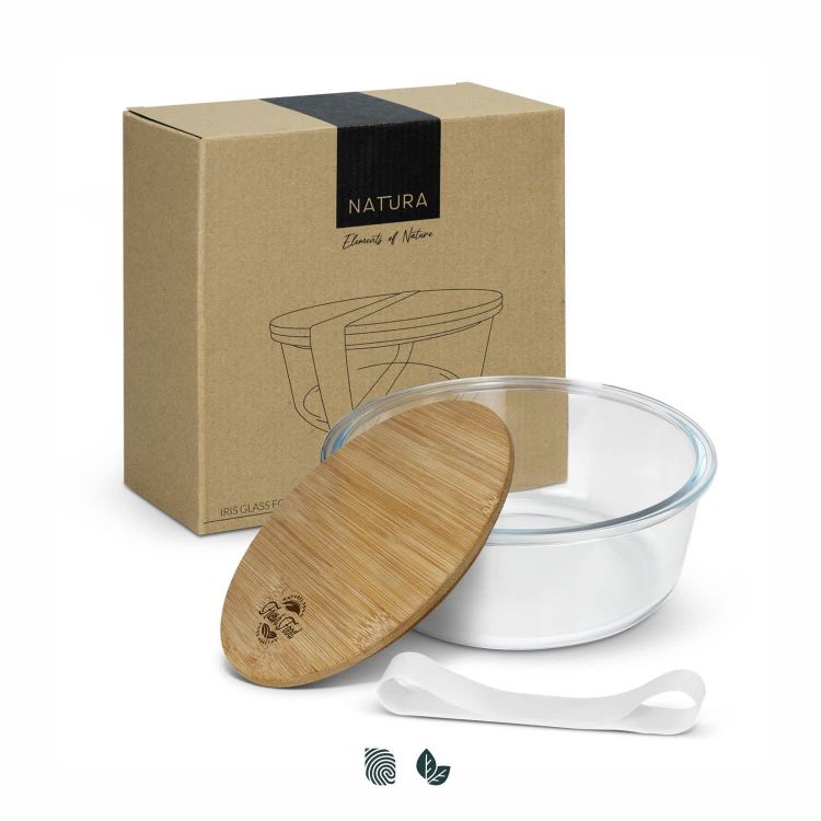 Picture of NATURA Iris Glass Food Container