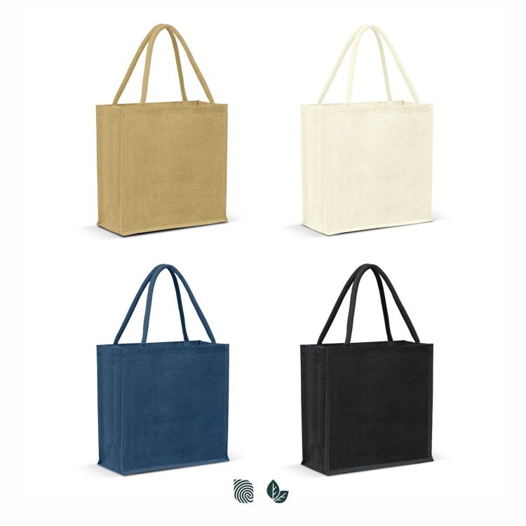 Picture of Monza Jute Tote Bag - Colour Match