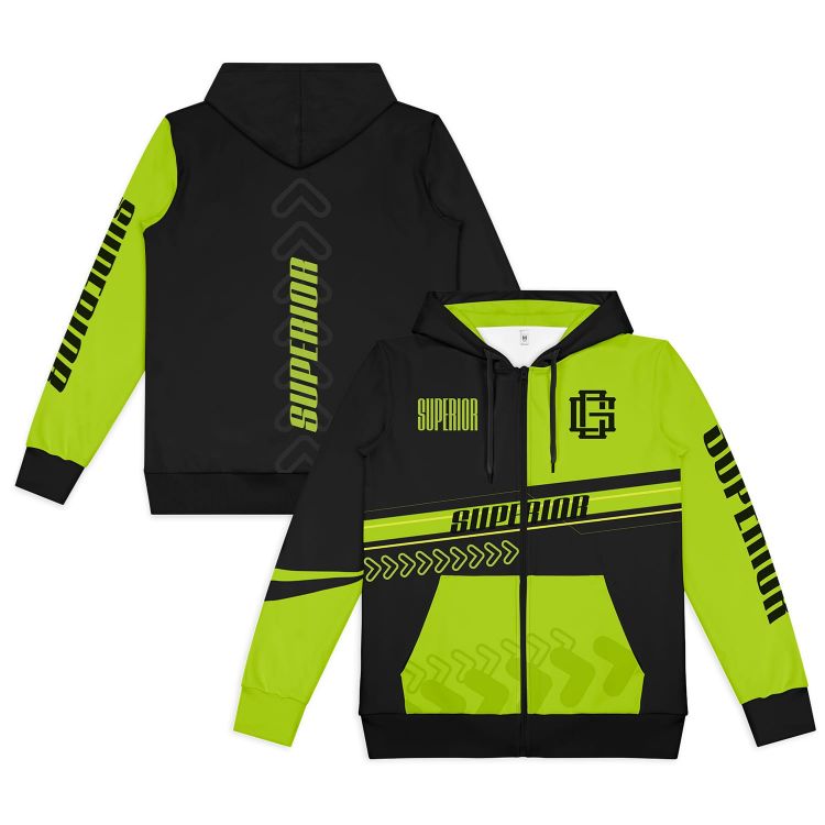 Picture of Custom Mens Active Zipped Hoodie