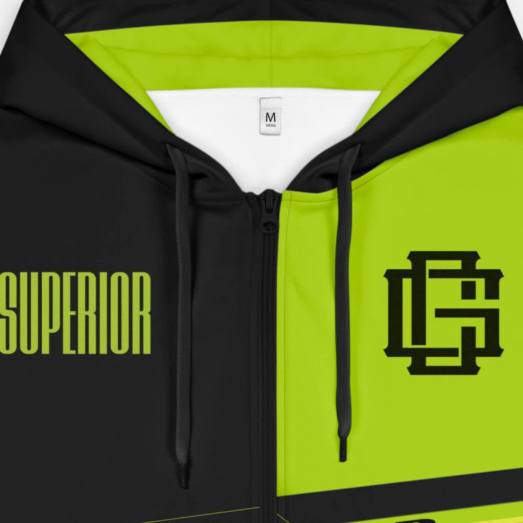 Picture of Custom Mens Active Zipped Hoodie
