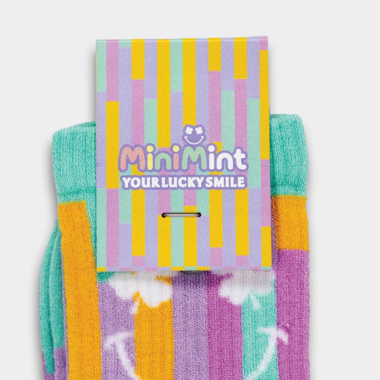 Picture of Pixel Knitted Bamboo Socks