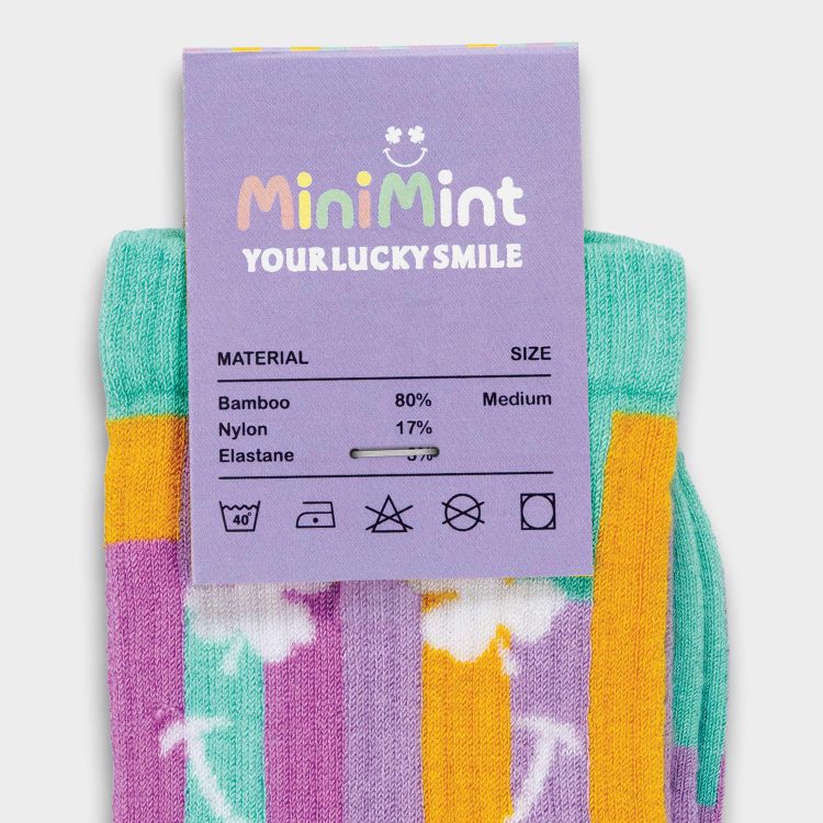 Picture of Pixel Knitted Bamboo Socks