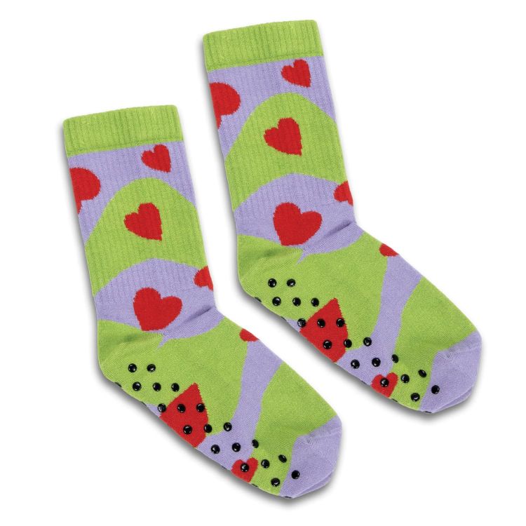Picture of Pixel Knitted Bamboo Grip Socks