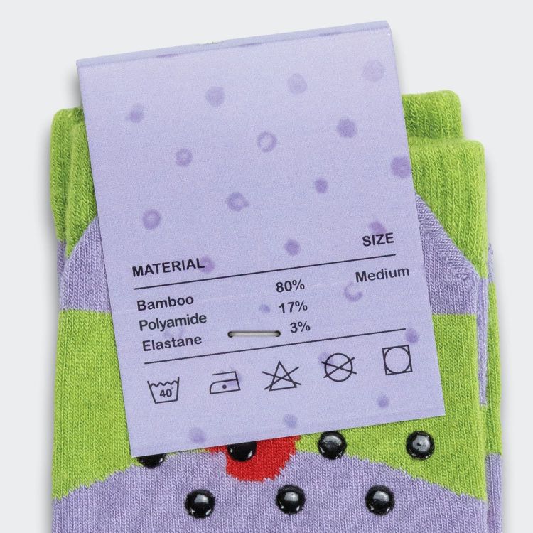 Picture of Pixel Knitted Bamboo Grip Socks