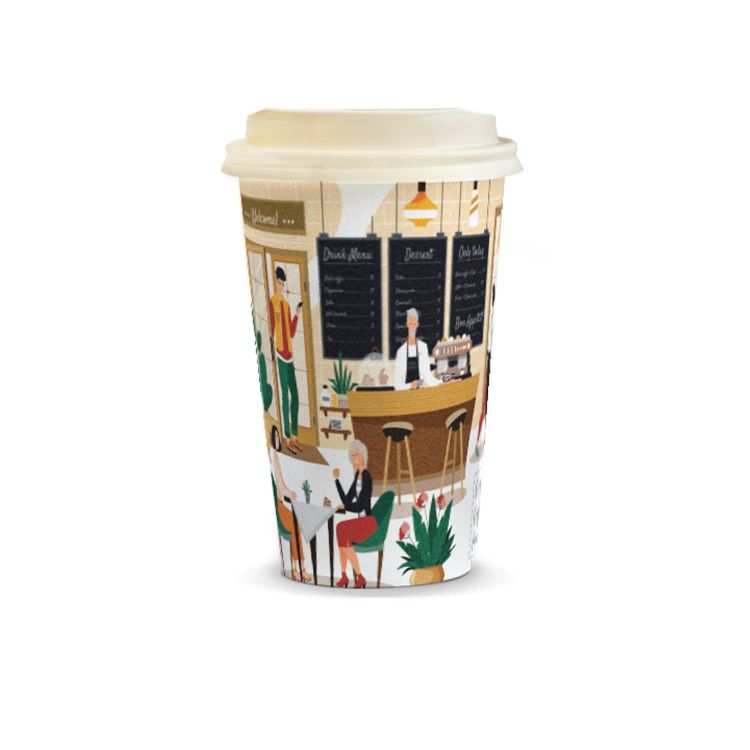 Picture of Compostable Paper Coffee Cup - 350ml