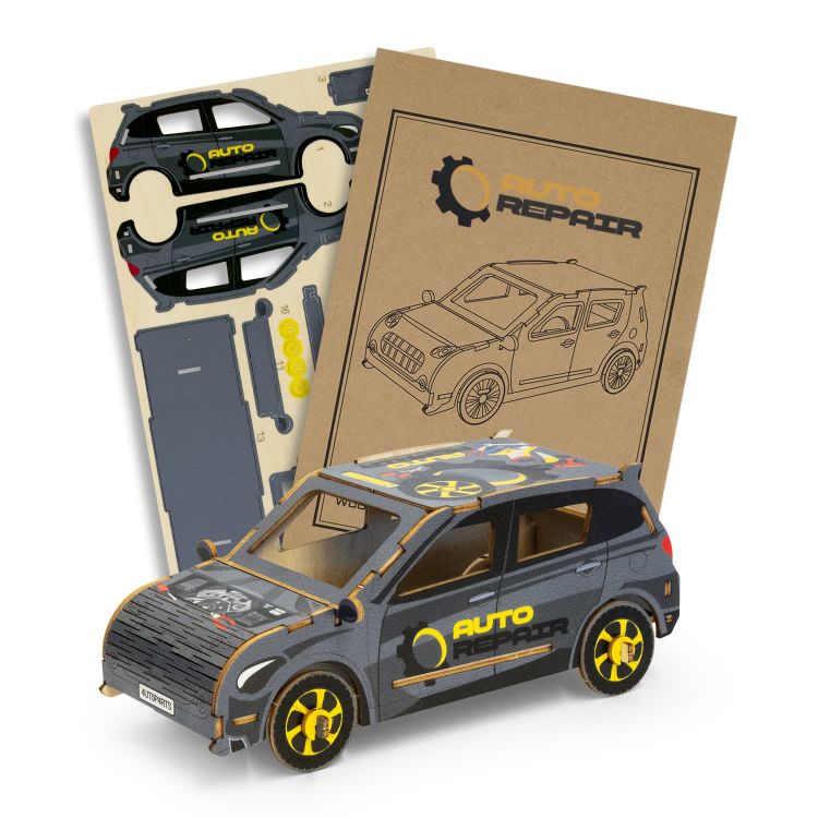 Picture of BRANDCRAFT Hatchback Car Wooden Model