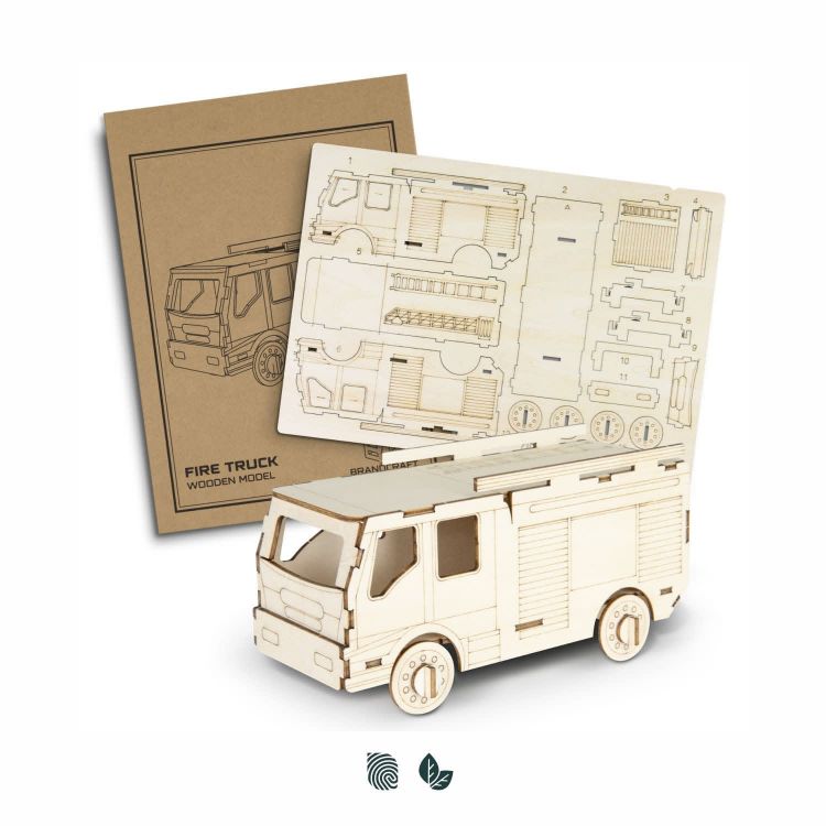 Picture of BRANDCRAFT Fire Truck Wooden Model