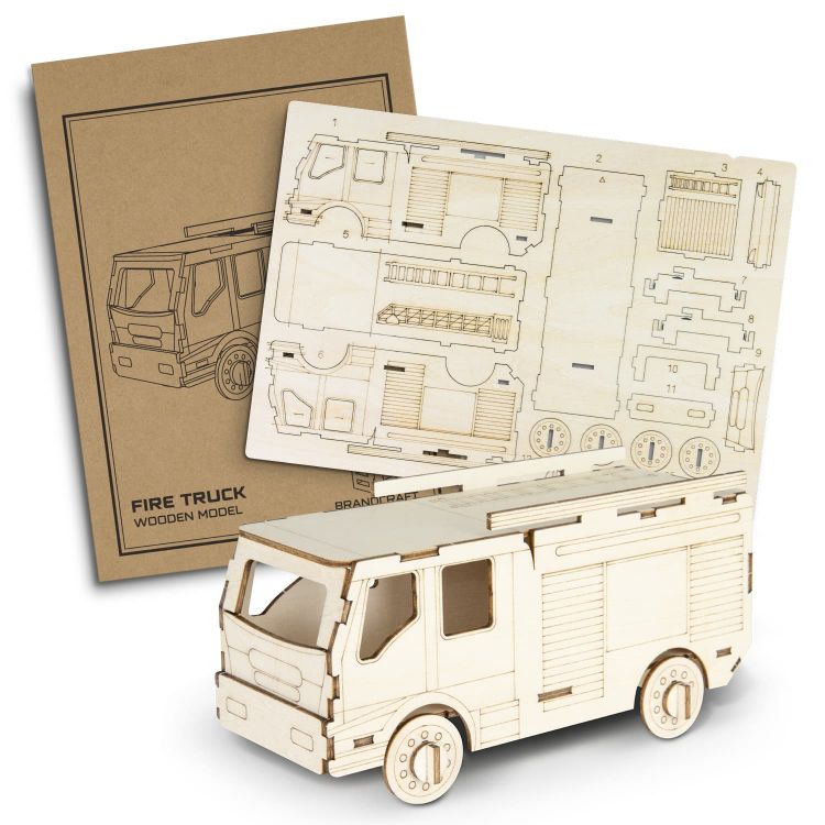 Picture of BRANDCRAFT Fire Truck Wooden Model