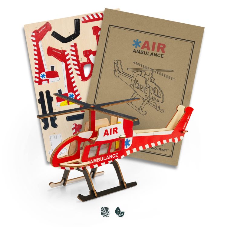 Picture of BRANDCRAFT Helicopter Wooden Model