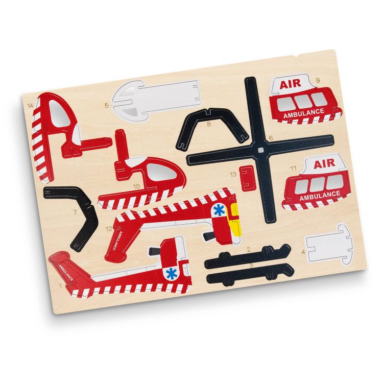 Picture of BRANDCRAFT Helicopter Wooden Model