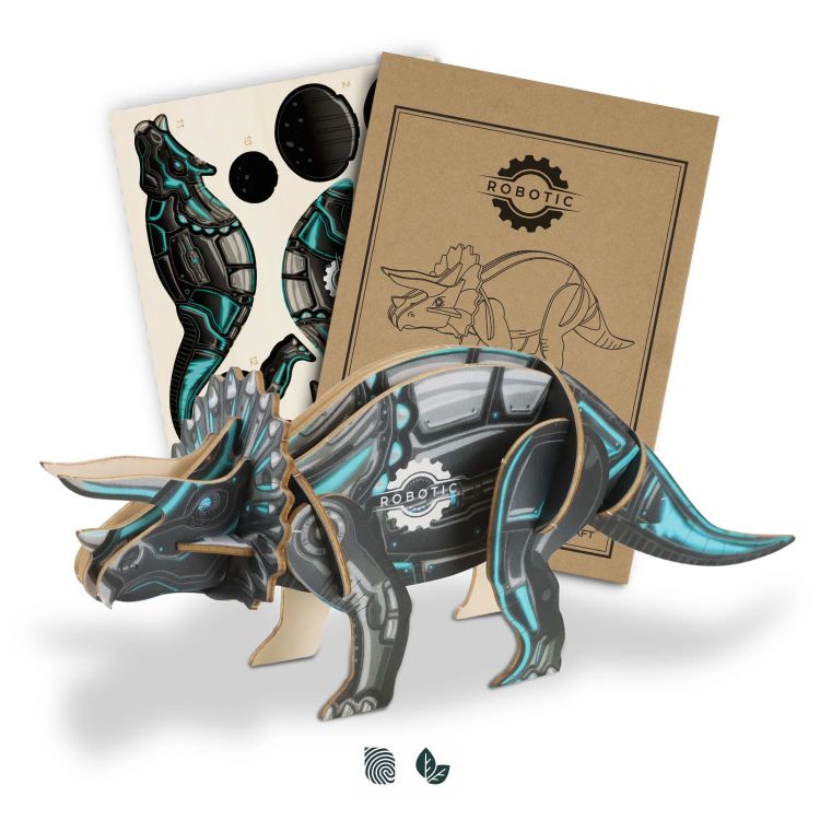 Picture of BRANDCRAFT Triceratops Wooden Model