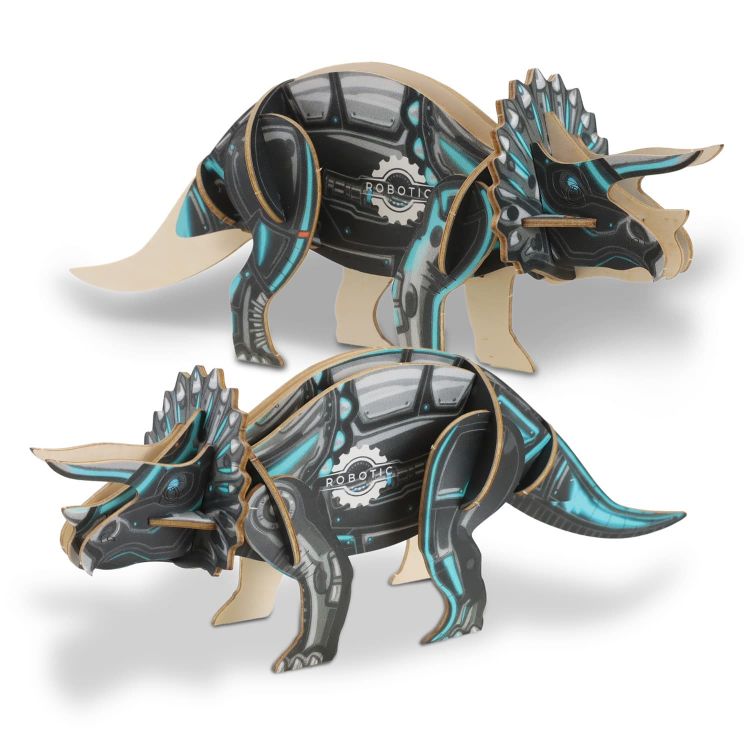 Picture of BRANDCRAFT Triceratops Wooden Model