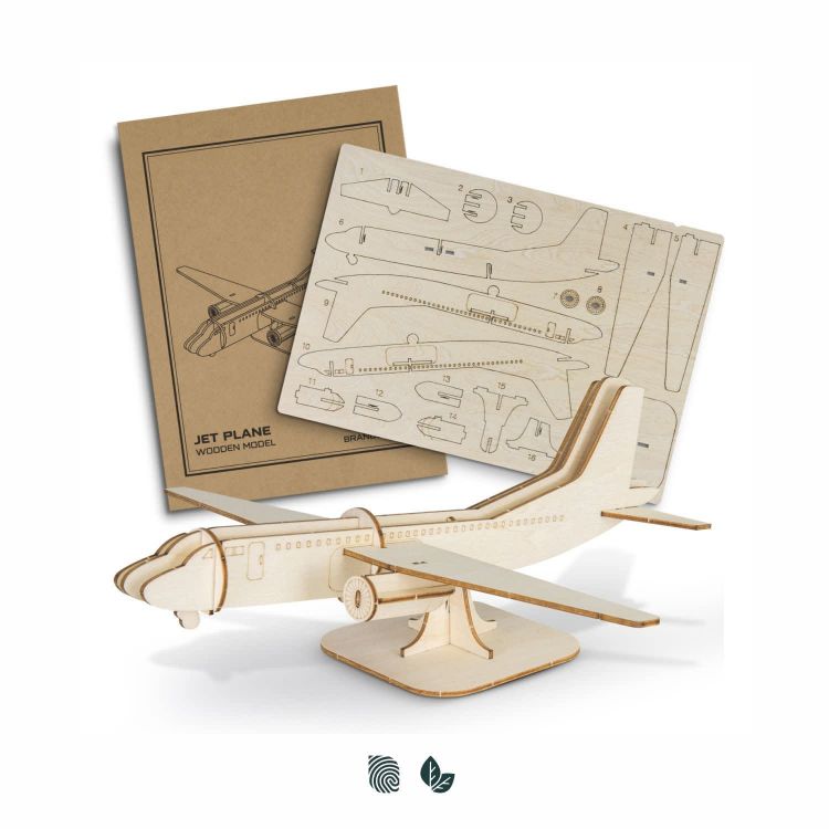 Picture of BRANDCRAFT Jet Plane Wooden Model