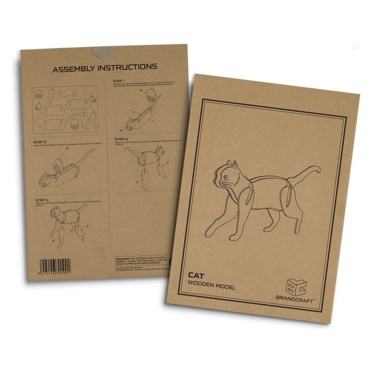 Picture of BRANDCRAFT Cat Wooden Model