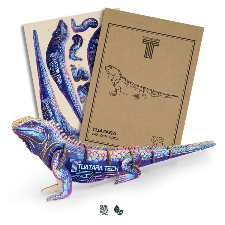Picture of BRANDCRAFT Tuatara Wooden Model