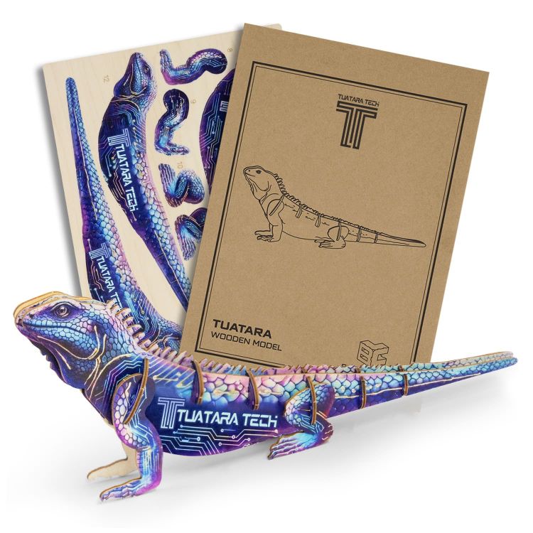 Picture of BRANDCRAFT Tuatara Wooden Model