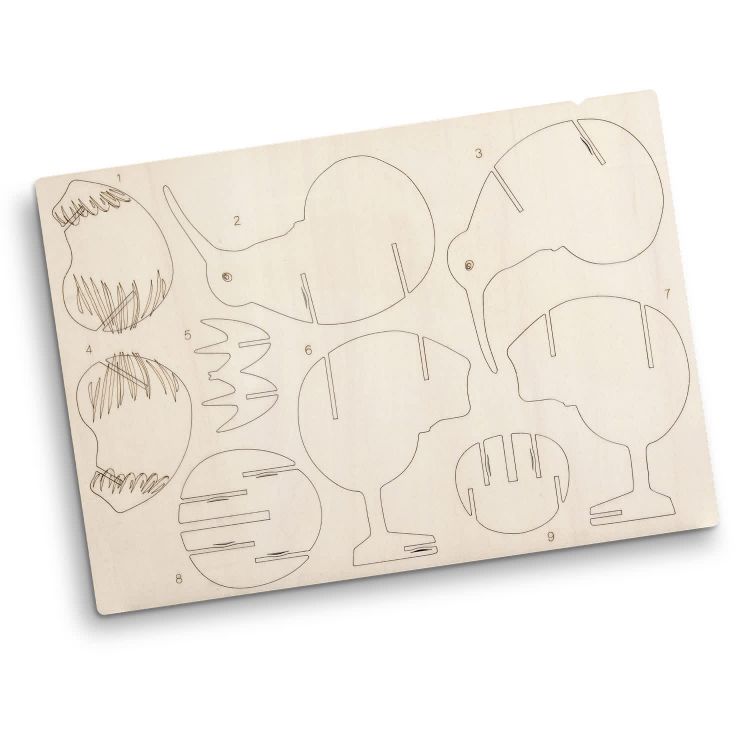 Picture of BRANDCRAFT Kiwi Wooden Model