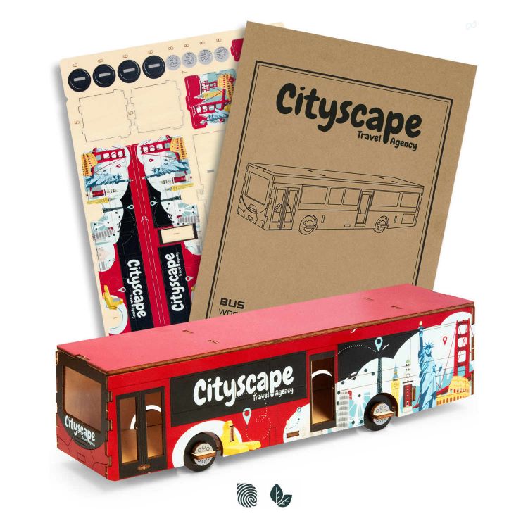 Picture of BRANDCRAFT Bus Wooden Model