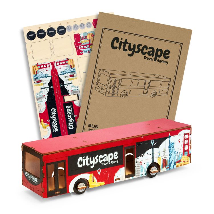Picture of BRANDCRAFT Bus Wooden Model