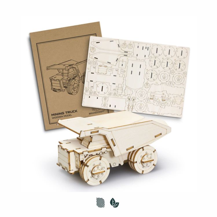 Picture of BRANDCRAFT Mining Truck Wooden Model