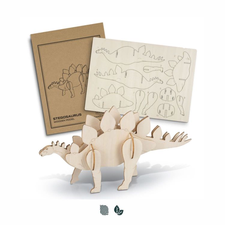 Picture of BRANDCRAFT Stegosaurus Wooden Model