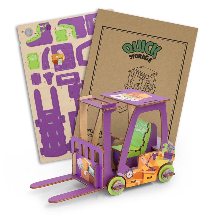 Picture of BRANDCRAFT Forklift Wooden Model