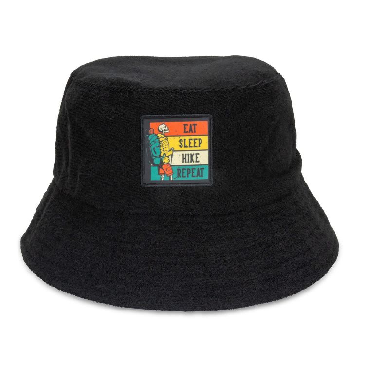 Picture of Terry Towelling Bucket Hat with Full Colour Patch
