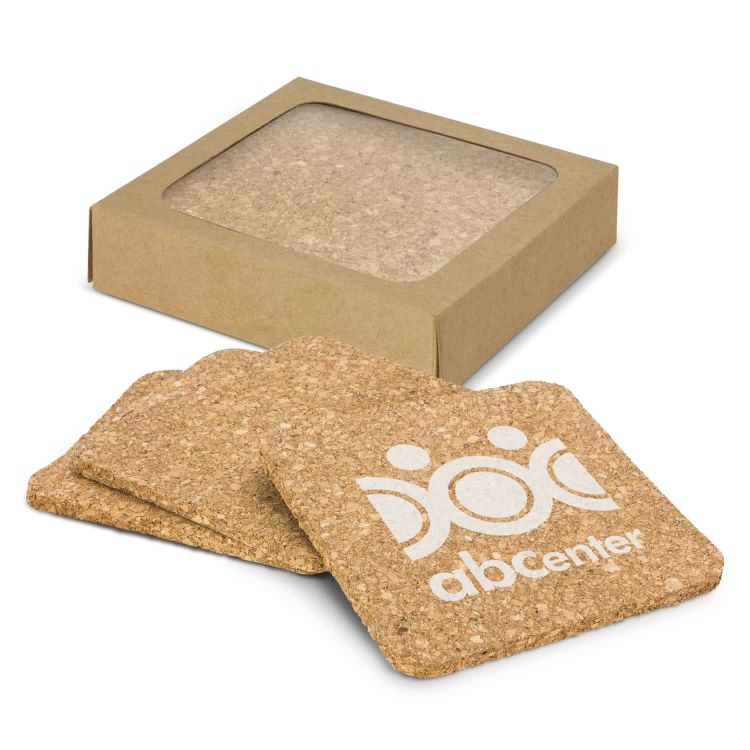 Picture of Oakridge Cork Coaster Square - Set of 4