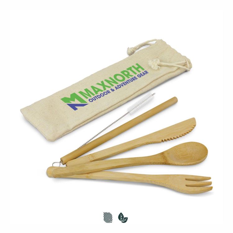 Picture of Bamboo Cutlery Set