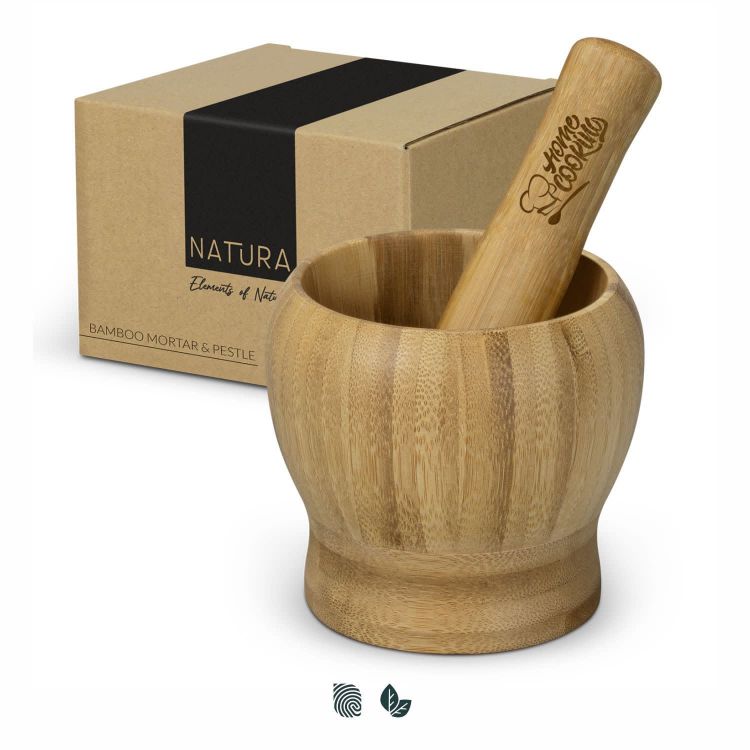 Picture of NATURA Bamboo Mortar and Pestle