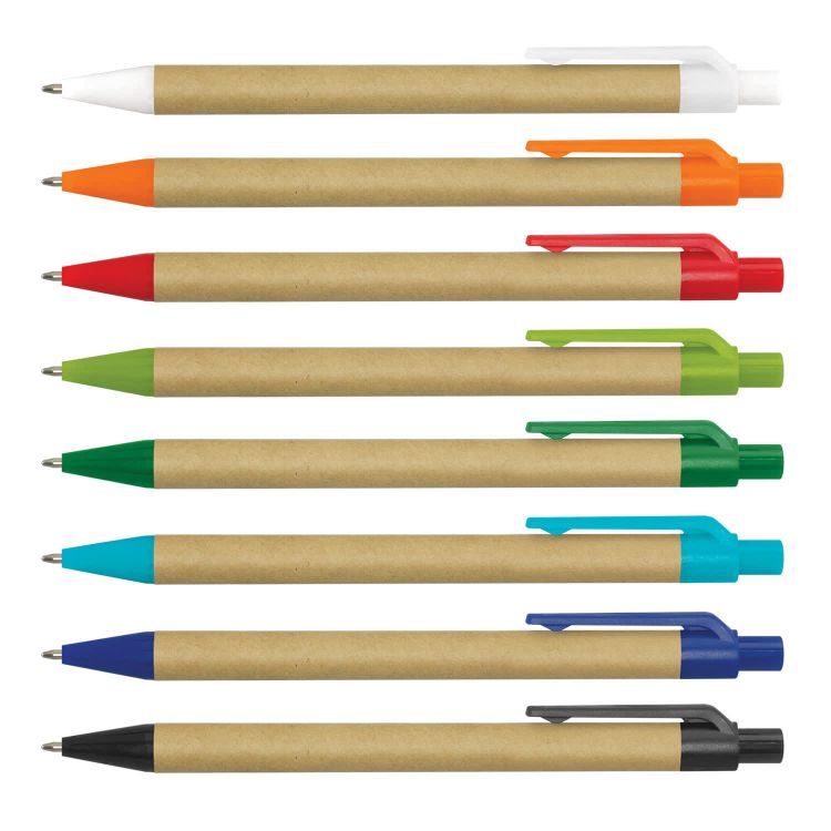 Picture of Kraft Notebook with Notes and Flags