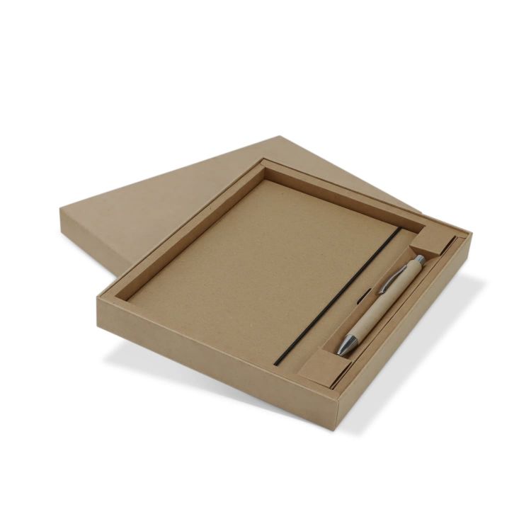 Picture of Kraft Notebook and Pen Gift Set