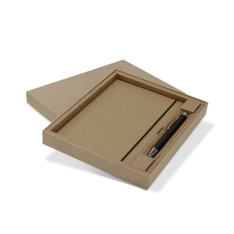 Picture of Kraft Notebook and Pen Gift Set