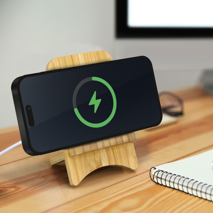 Picture of Bamboo Wireless Charging Stand