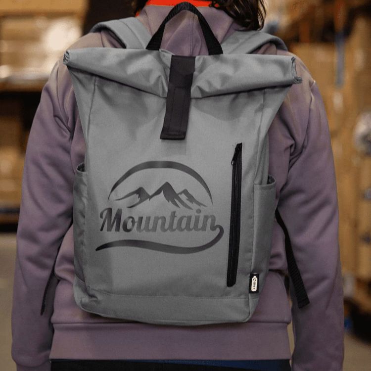 Picture of Byron 15.6" GRS RPET Roll-Top Backpack 18L