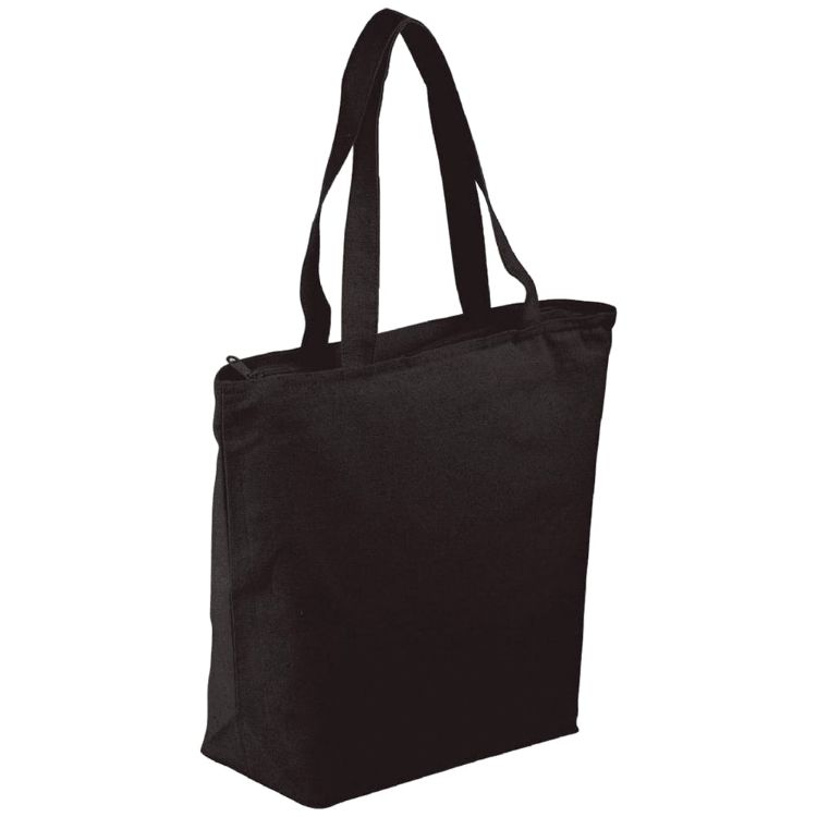 Picture of Cotton Maine Zippered Tote 15L