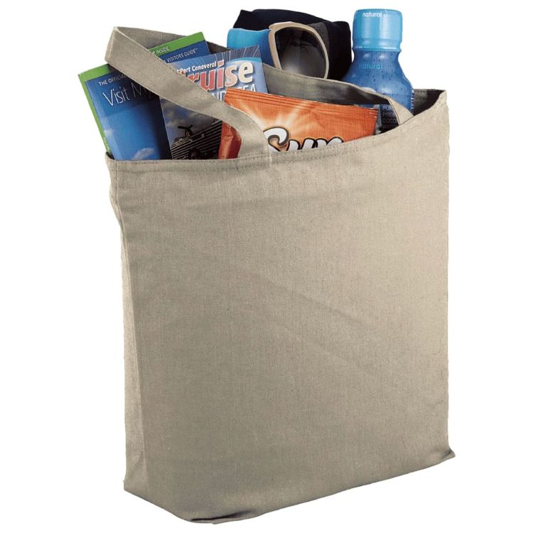 Picture of Cotton Maine Zippered Tote 15L