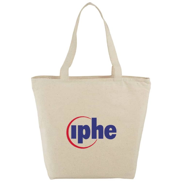 Picture of Cotton Maine Zippered Tote 15L